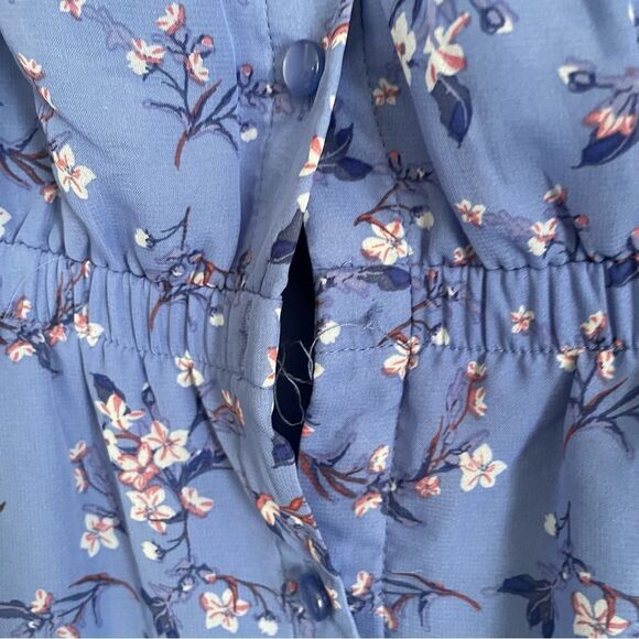 Almost Famous Maxi Dress Floral size L missing buttons - Picture 6 of 9